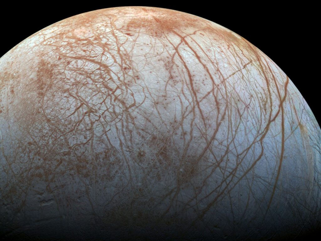 NASA explora el hielo de Júpiter en busca de señales de vida