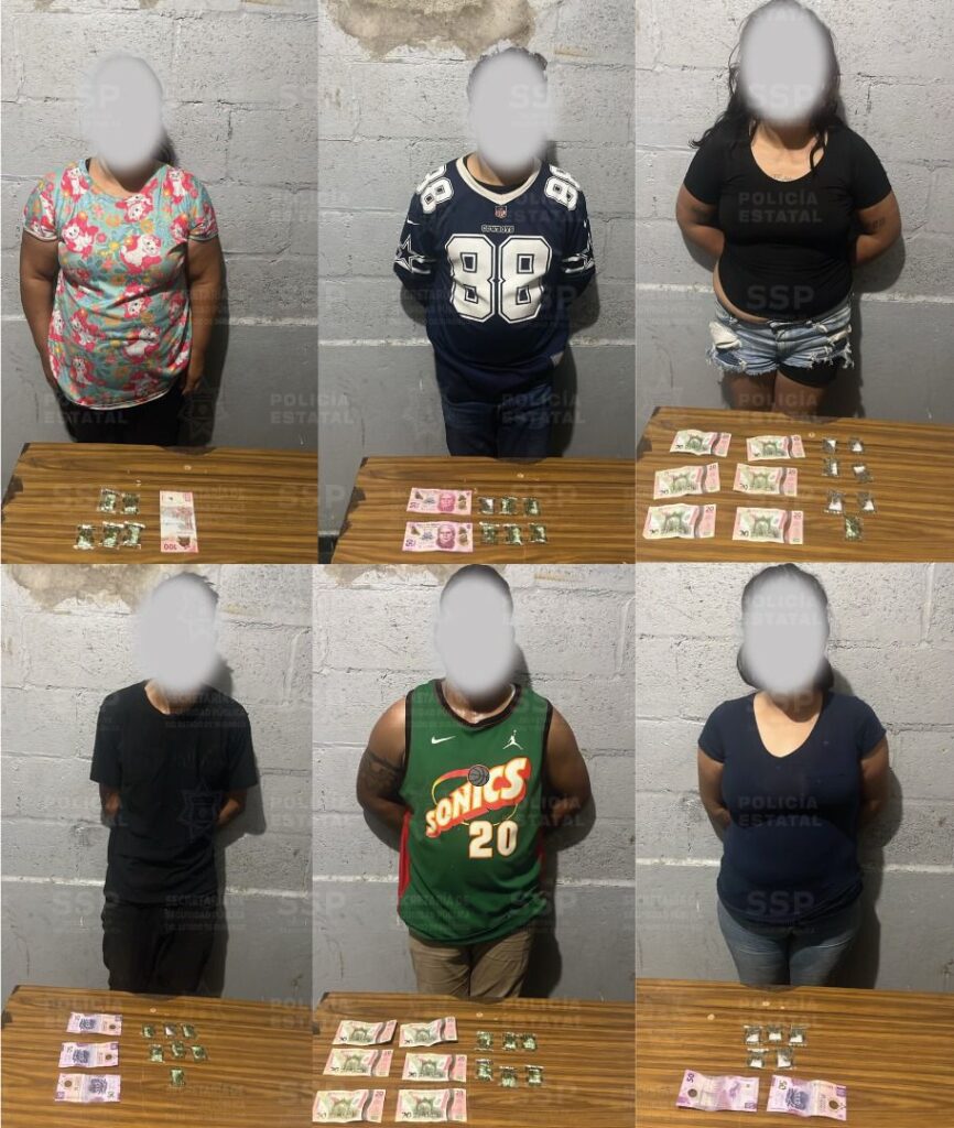 A tres mujeres y tres varones agarra con sustancias el operativo Dragón