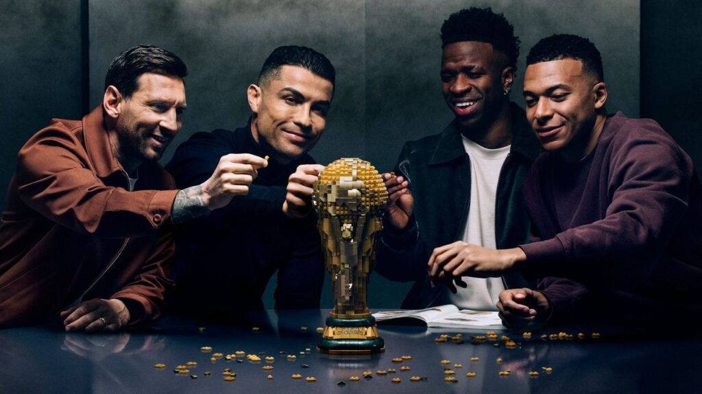Se unen los grandes: Messi, Cristiano, Mbappé y Vinícius en un mismo equipo