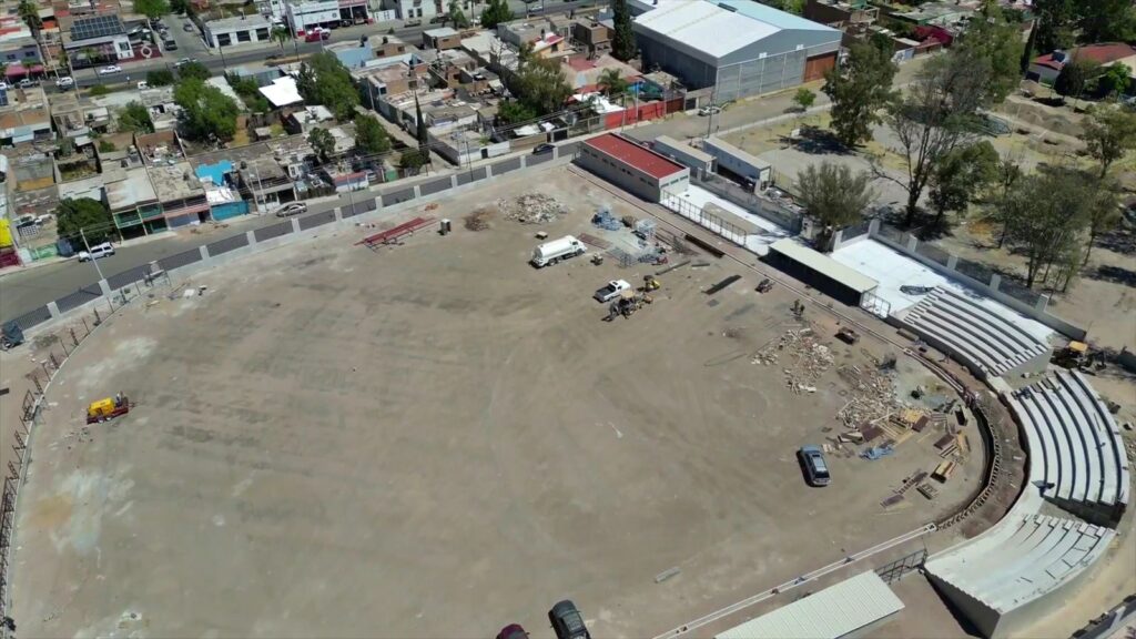 Unidad Deportiva Estación Central alcanza 75% de avance y apunta a abrir en junio