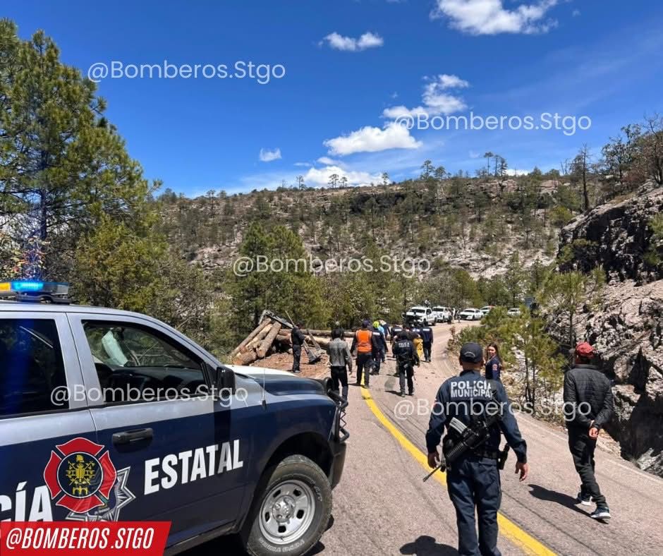 Accidente carretero en la sierra moviliza a cuerpos de emergencia; no hubo lesionados