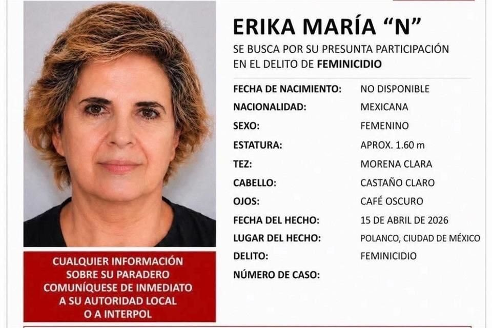 Interpol emite ficha roja contra suegra de ex Miss Carolina Flores por feminicidio