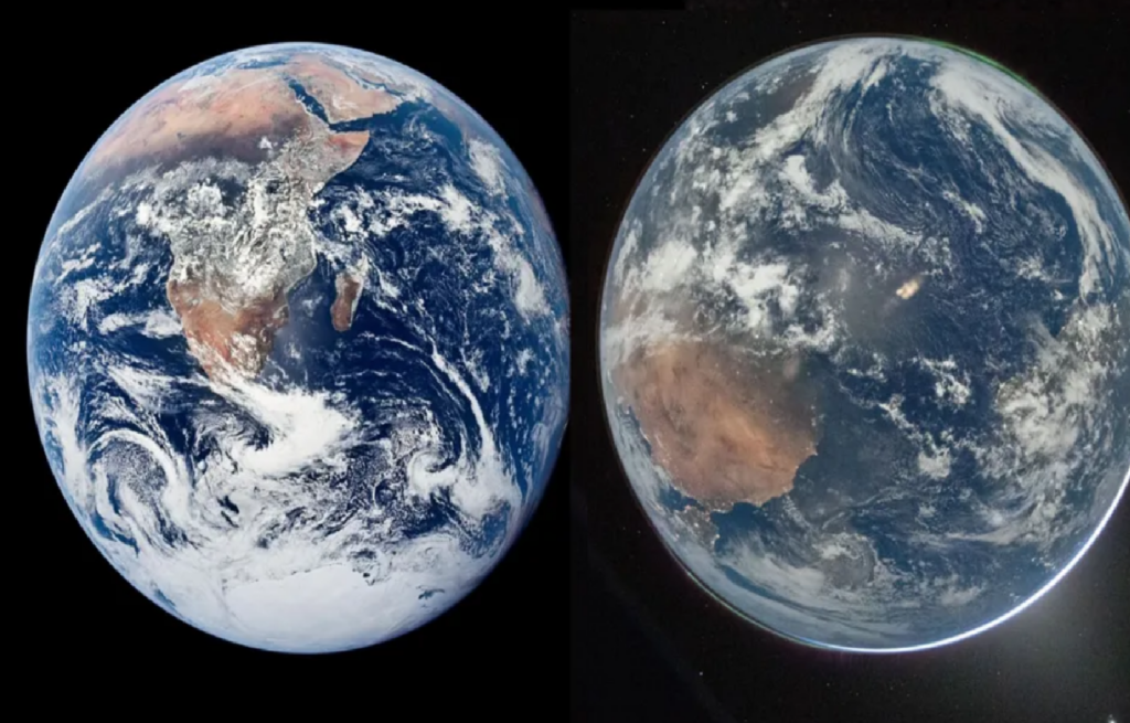 La verdadera razón por la que la Tierra se ve “apagada” desde Artemis II