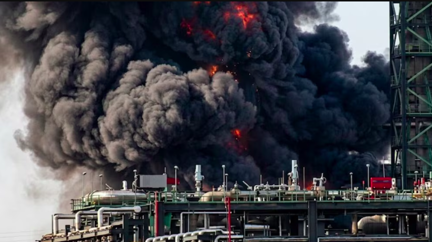 Incendio en la Refinería Olmeca de Dos Bocas bajo control: Sheinbaum