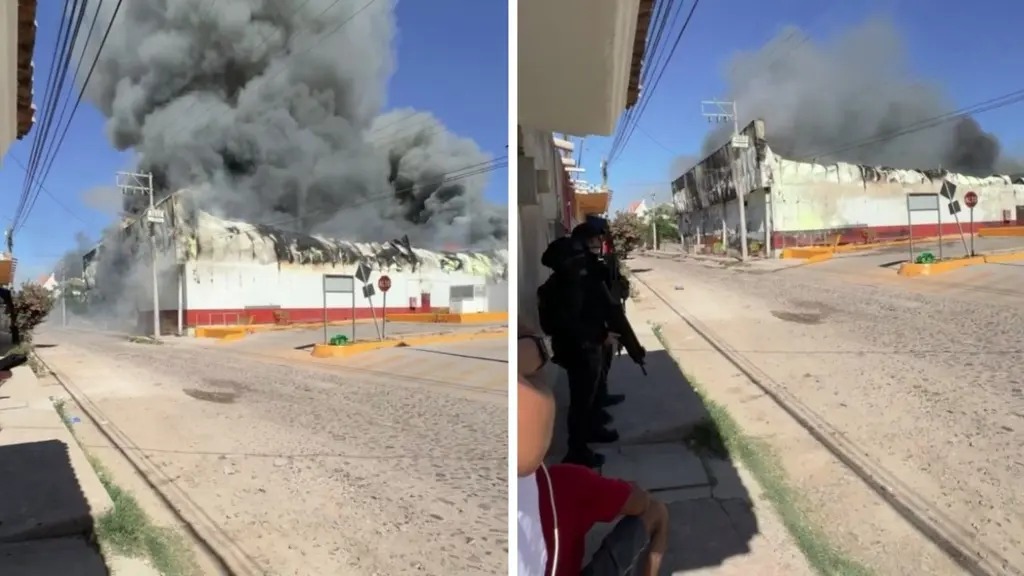 Nayarit bajo tensión: Queman vehículos y negocios tras detención de “El Jardinero”