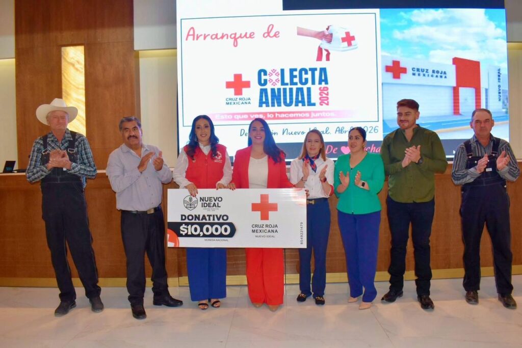 Inicia colecta de Cruz Roja en Nuevo Ideal: meta de 250 mil pesos para consultorio dental