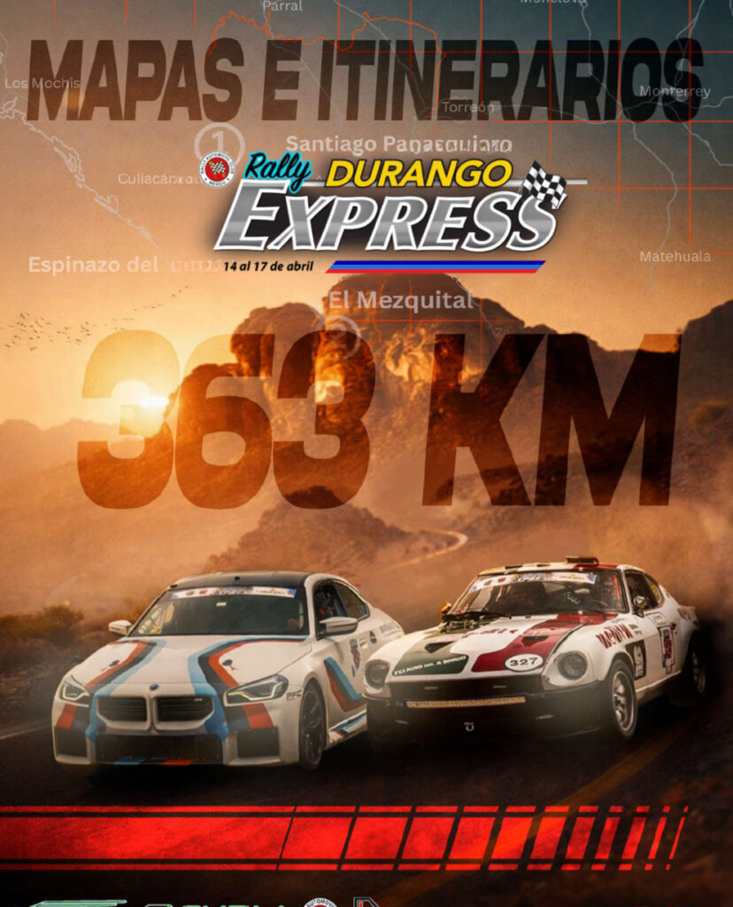 Rally Durango Exprés cruzará Pueblo Nuevo