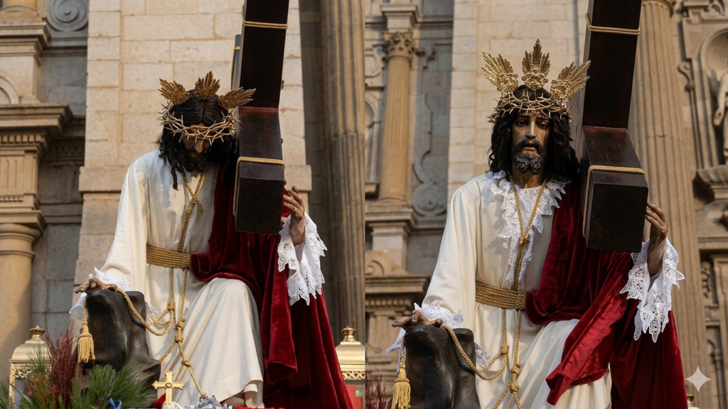 VIDEO: Captan figura de Cristo moviéndose durante procesión en Semana Santa