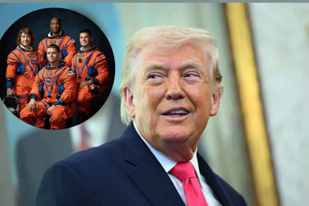 Trump felicita a tripulación de Artemis II tras récord en la Luna