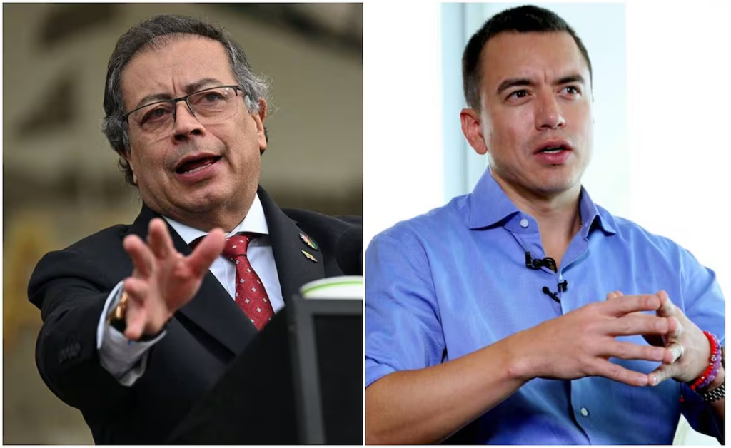Gustavo Petro demandará penalmente a Daniel Noboa, presidente de Ecuador, por calumnia
