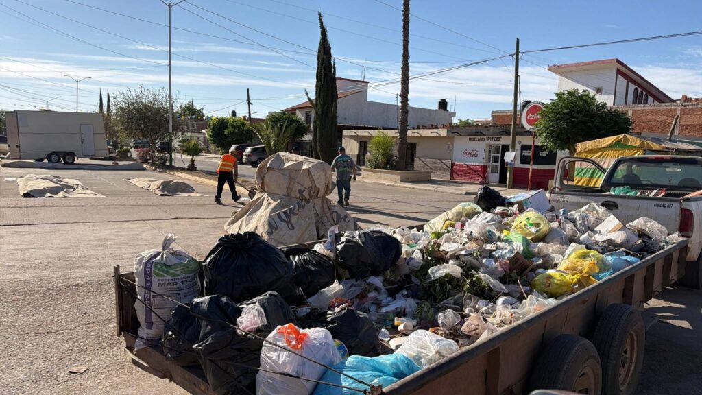 Servicios Públicos realiza labores de limpieza tras festividades de San Isidro Labrador en GV