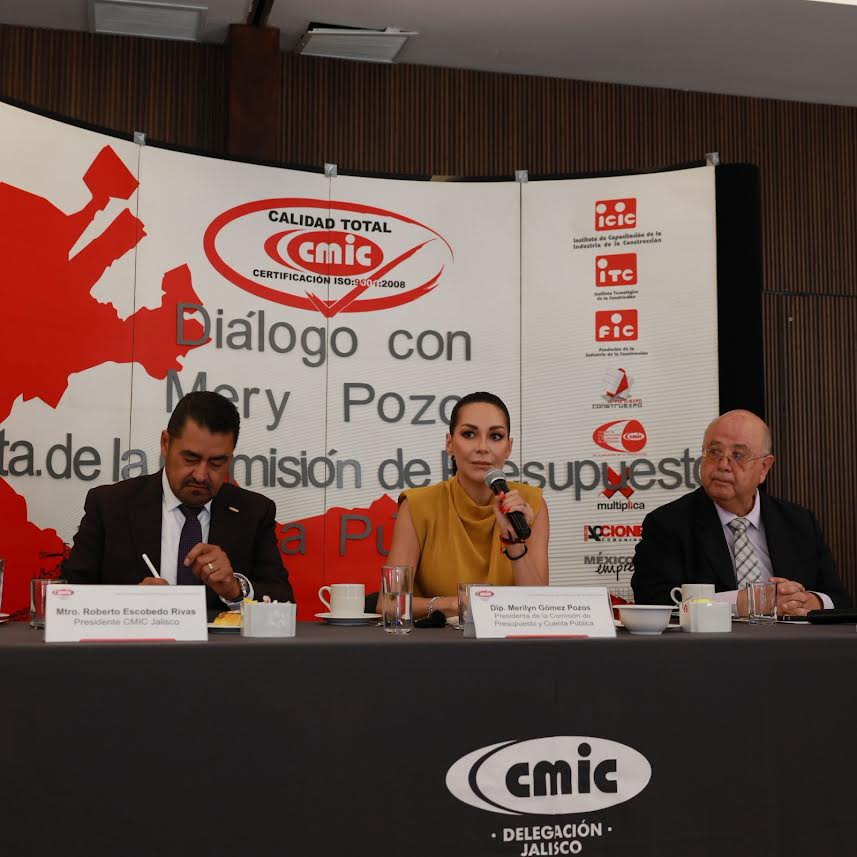 Mery Pozos refrenda respaldo a infraestructura en reunión con CMIC Jalisco
