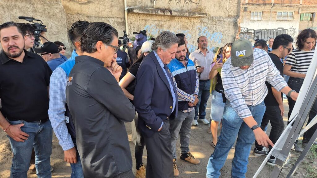 Supervisa Frangie obras preventivas en La Martinica ante riesgo de inundaciones