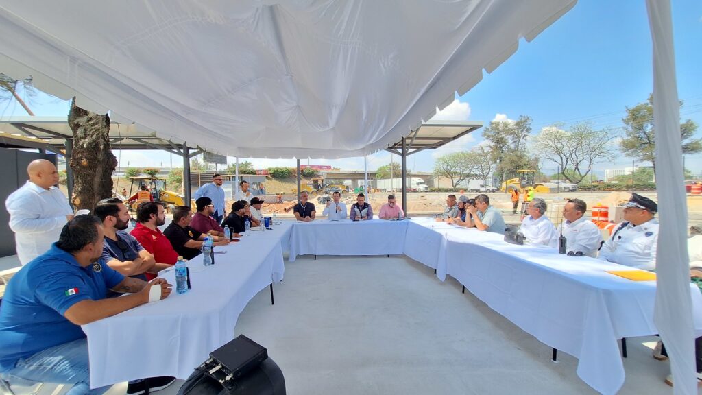 Presenta SETRAN avances del patio para vehículos de plataformas en el Aeropuerto de Guadalajara