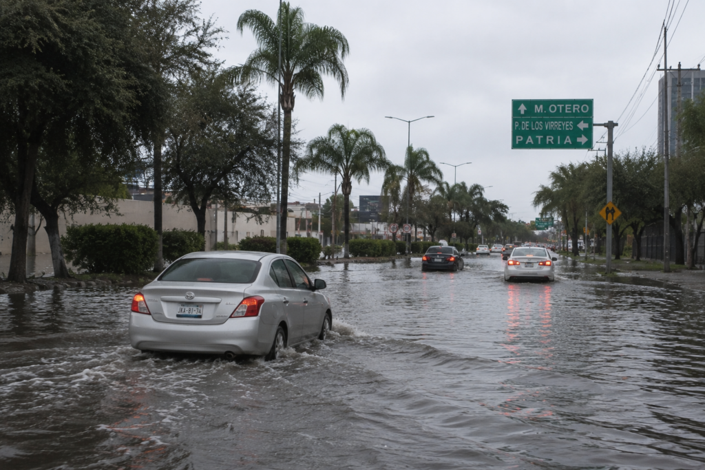 Detectan 600 puntos de inundación en el AMG; advierten riesgos rumbo al Mundial 2026