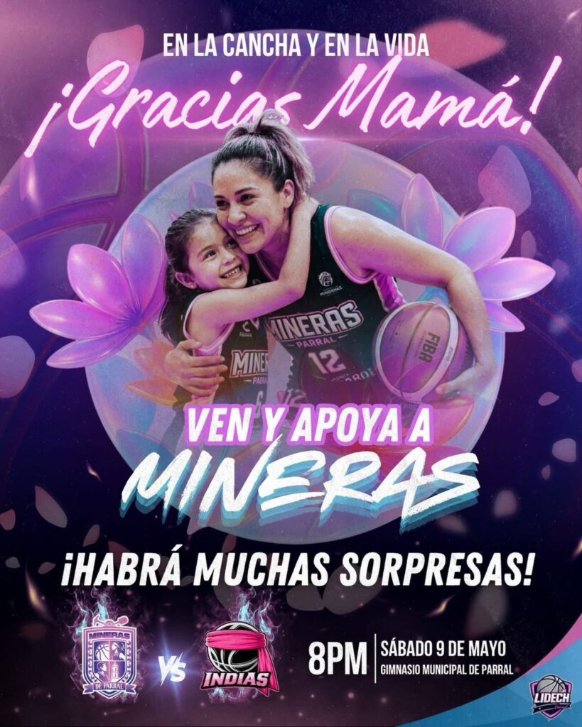 ¡Celebra a mamá apoyando a Mineras de Parral este 09 de mayo!