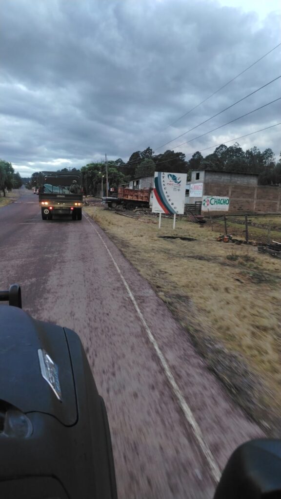 Sin novedad llegaron a Tamazula militares y policías para apoyar a la población