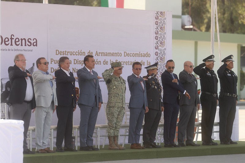 Destruyen más de 2 mil 700 armas decomisadas en Jalisco como parte de estrategia de pacificación