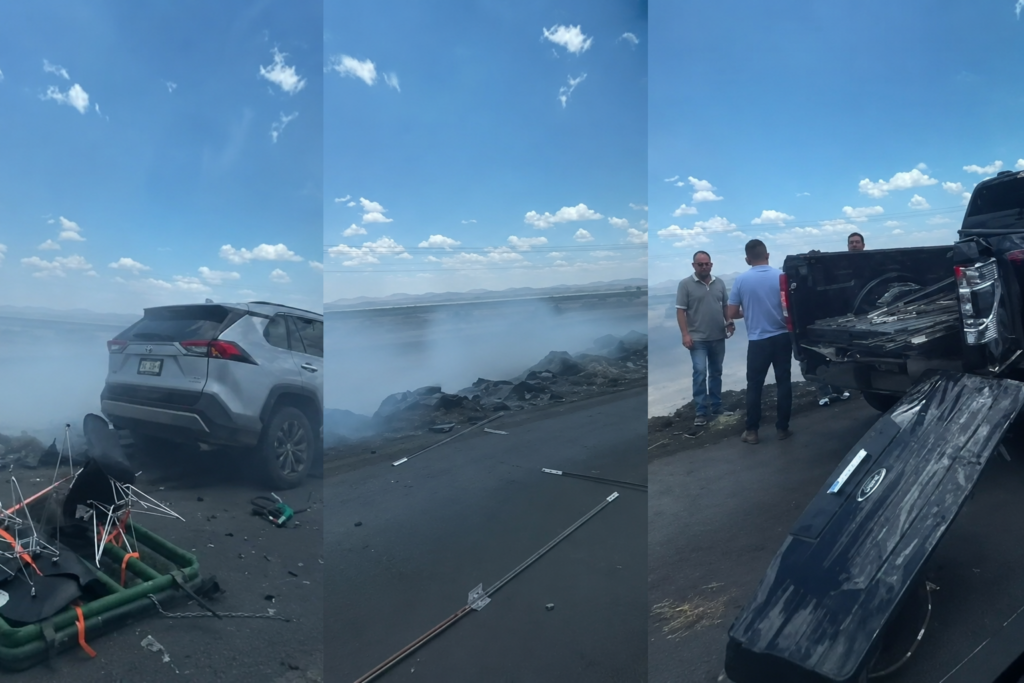 Fuerte accidente en la vía corta a Chihuahua genera movilización de emergencias
