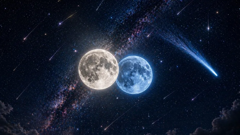 Calendario astronómico de mayo: Luna azul, Eta Acuaridas y una “fiesta” de planetas en el cielo