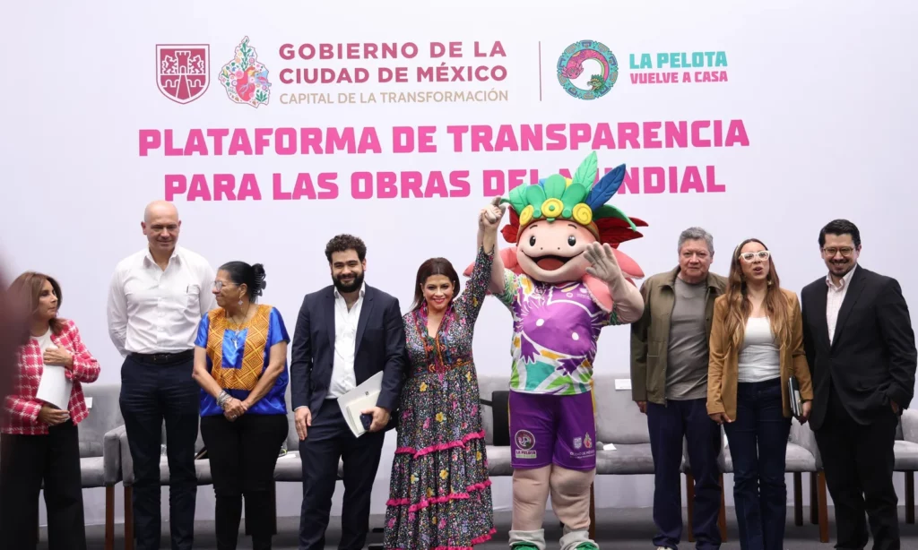 Clara Brugada presenta plataforma de transparencia para obras del Mundial 2026 en CDMX