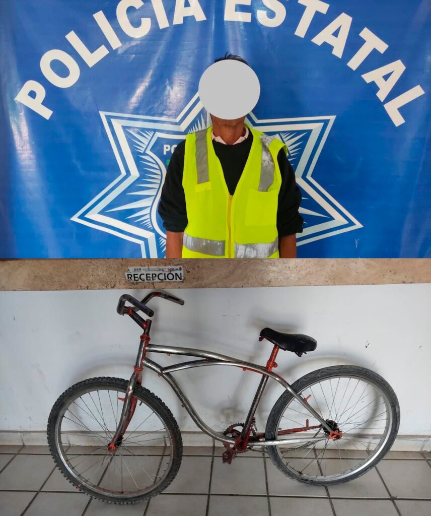 Se robó una bicicleta, pero poco le duró el gusto, ya que lo detuvo el operativo Dragón