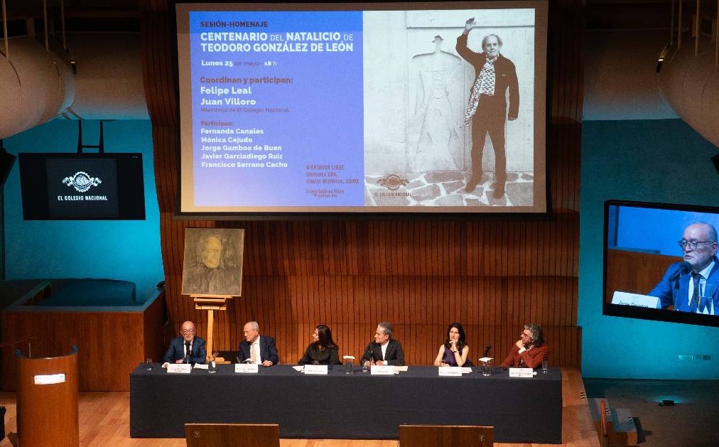 El Colegio Nacional homenajea a Teodoro González de León
