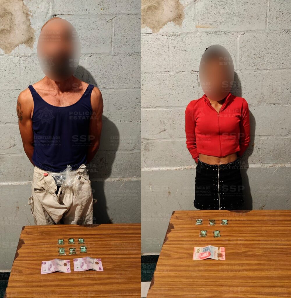 Pareja de presuntos puchadores detenida por el operativo Dragón