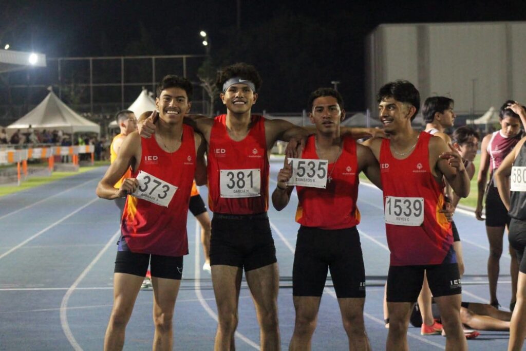 ¡Oro para Nuevo Ideal! Atletas conquistan los máximos honores en relevos 4×100 Sub-20