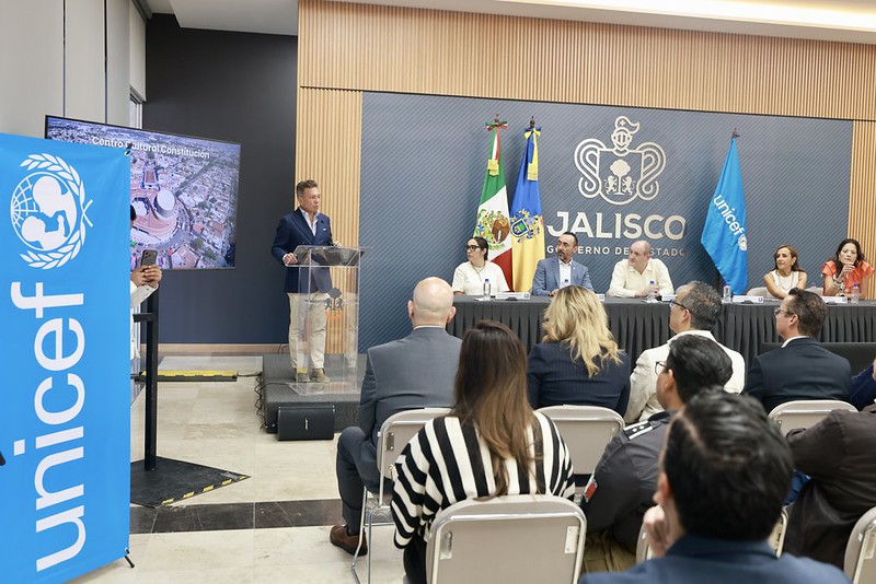 Jalisco y UNICEF lanzan estrategia para proteger a niñas, niños y adolescentes durante el Mundial 2026