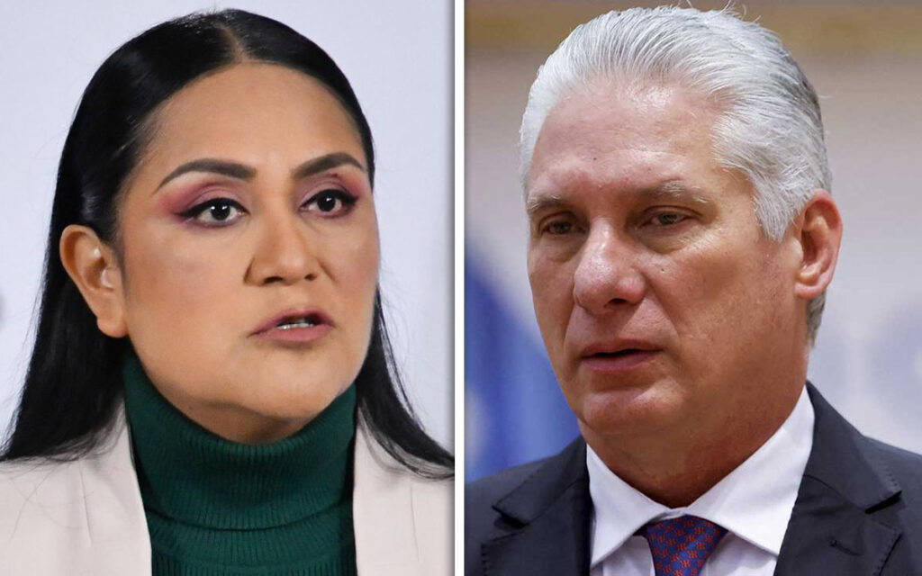 Díaz-Canel, presidente de Cuba, felicita a Ariadna Montiel por asumir dirigencia de Morena