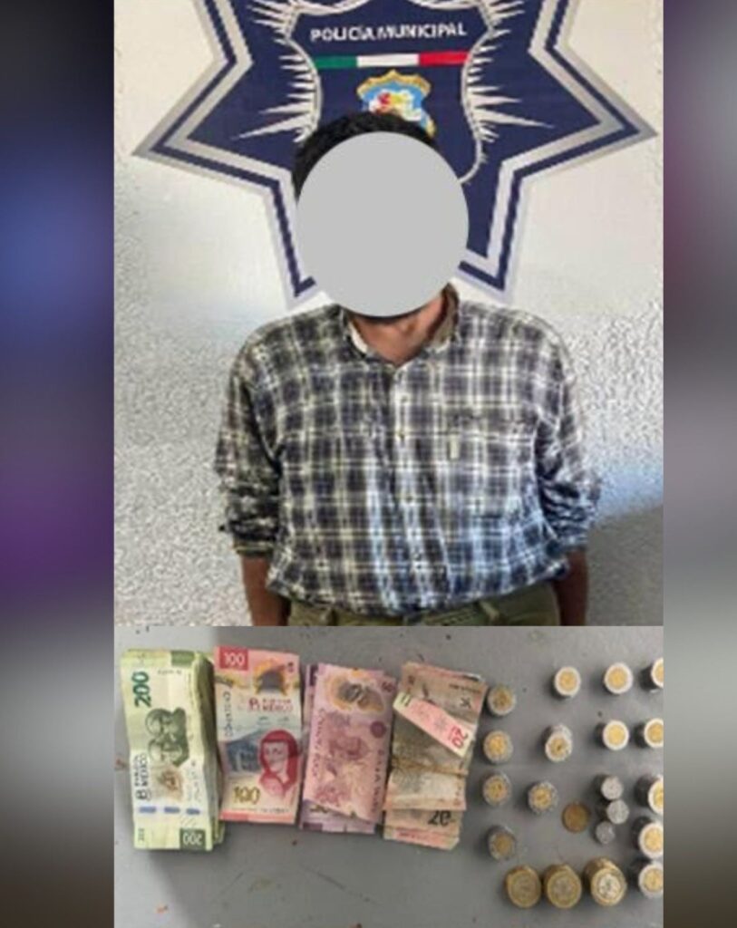 Mientras se bañaba un sujeto le roba dinero; lo detiene el operativo Dragón
