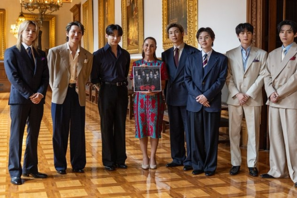 Sheinbaum confirma que BTS regresará a México en 2027