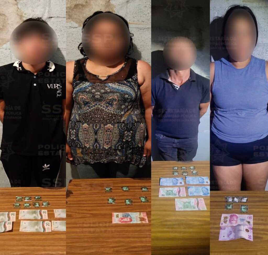 Dos mujeres y dos varones detenidos con sustancias
