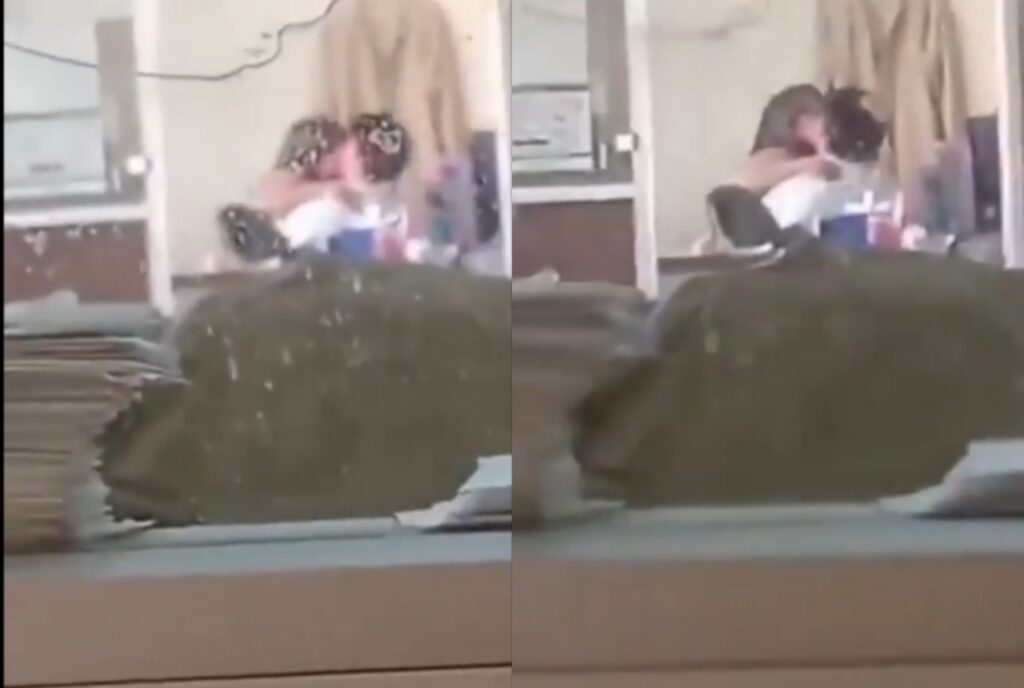 Captan en VIDEO a trabajadores del IMSS besándose en clínica mientras pacientes esperaban