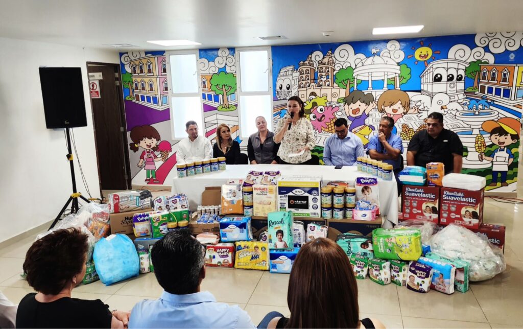 Colecta reúne más de 2 mil pañales para familias del Hospital del Niño 460