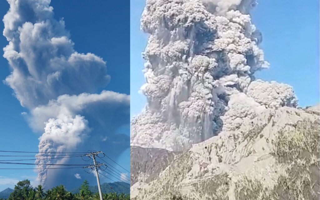 VIDEO: Mueren tres turistas al intentar grabar la erupción de un volcán en Indonesia
