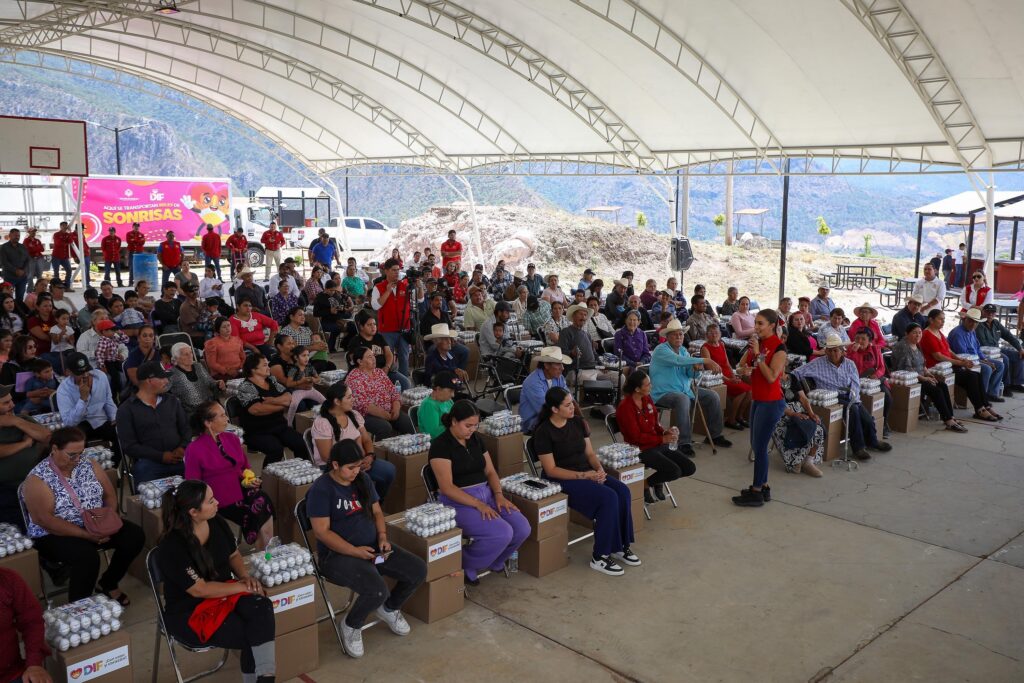 Fortalece Marisol Rosso la alimentación de las niñas y niños en Otáez