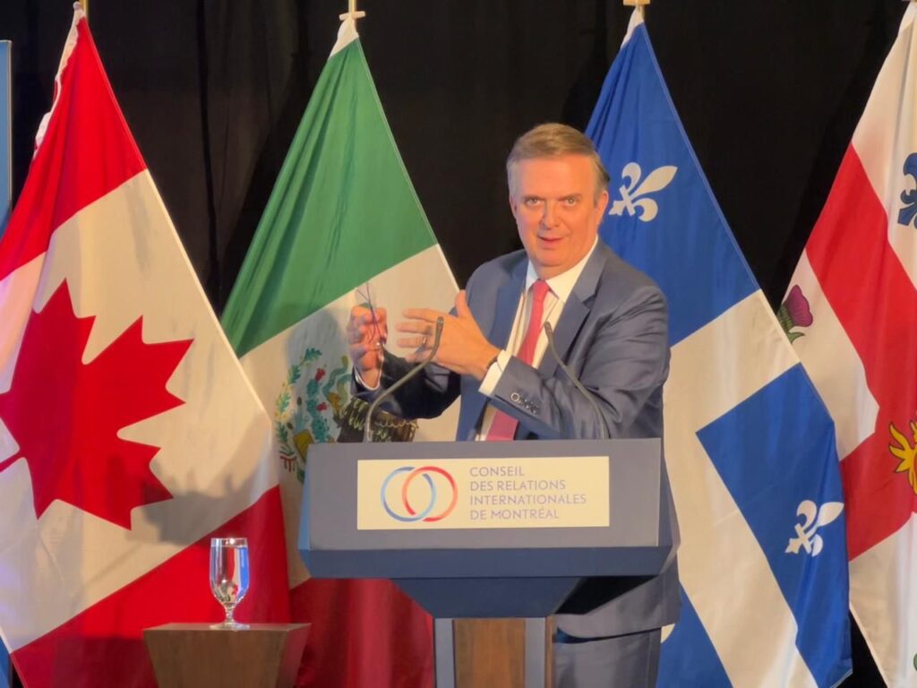 México y Canadá buscan reducir dependencia comercial de Asia: Ebrard