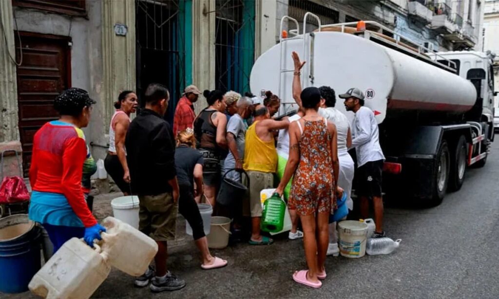 Cuba denuncia crisis del agua agravada por bloqueo petrolero de Estados Unidos