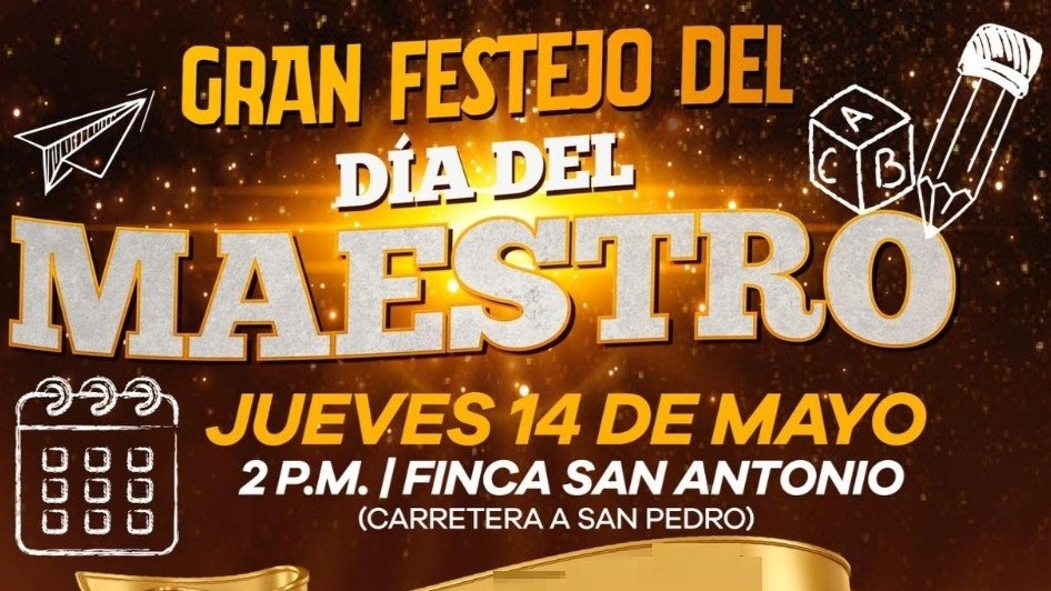 Invitan al Gran Festejo Del Día Del Maestro en Vicente Guerrero
