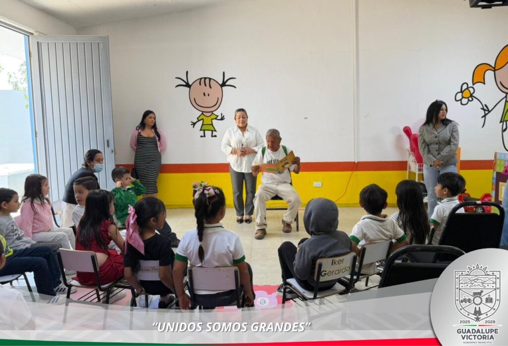 Promueven el hábito de la lectura en el Jardín de Niños “León Tolstoi”