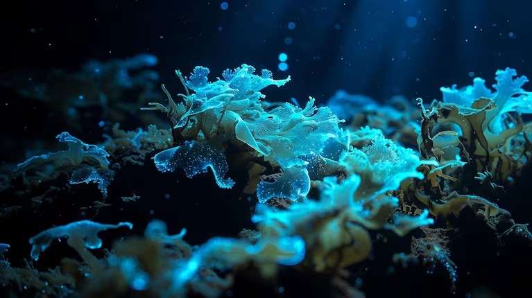 Científicos crean lámparas bioluminiscentes con algas y sin electricidad
