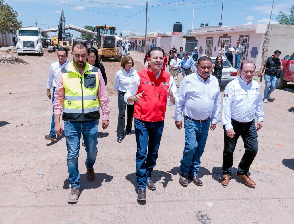 Esteban y Carmelo arrancan vialidad que será periférico interno de Guadalupe Victoria