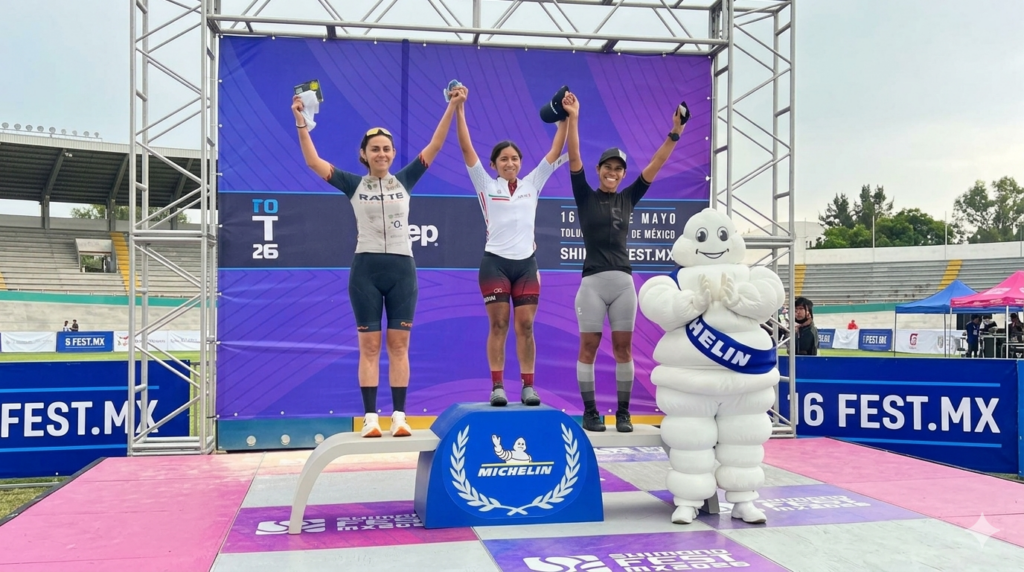 Eunice Ramírez, ciclista duranguense, sube al podio en el Nacional de Maratón MTB