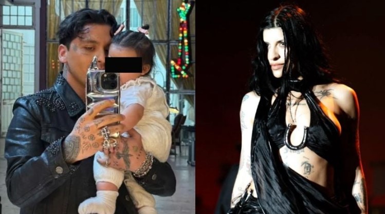 Nodal reaparece de sorpresa para ver a su hija Inti en medio de la exitosa gira de Cazzu