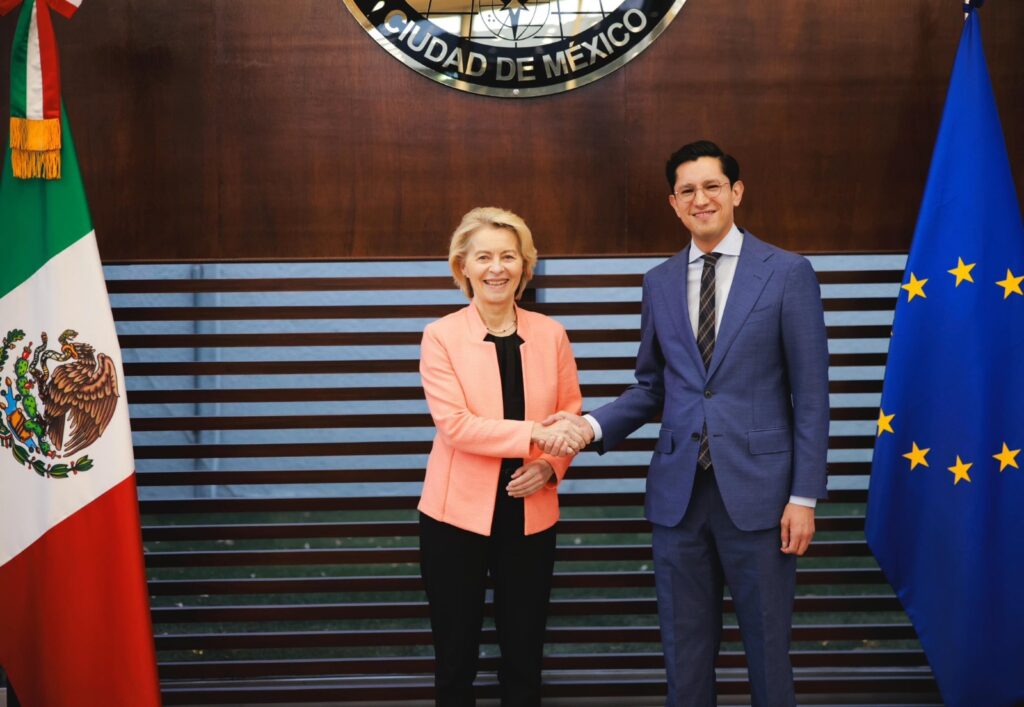 Autoridades de la Unión Europea llegan a México para firmar acuerdo comercial con Sheinbaum