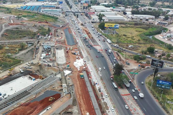 Cierres nocturnos en Carretera a Chapala por obras del nuevo acceso al aeropuerto