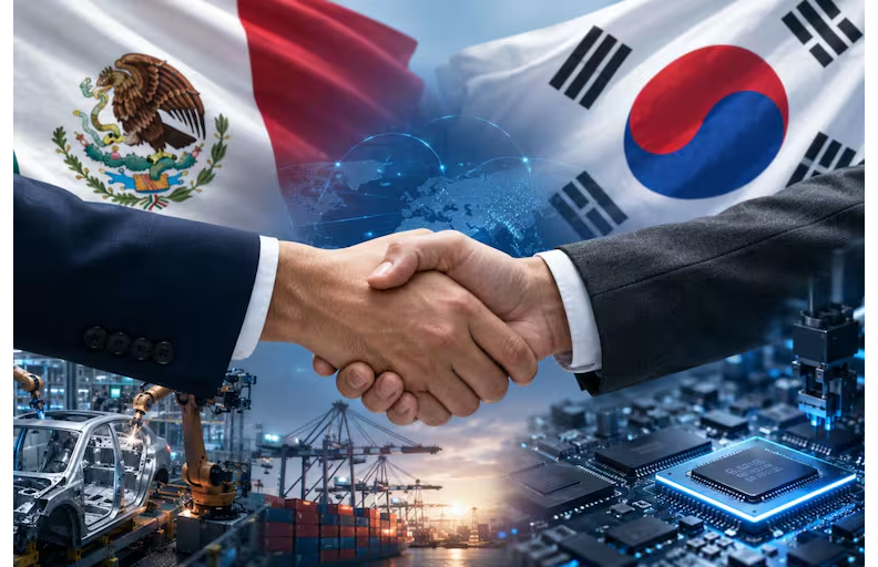 México busca blindar inversiones coreanas ante tensiones arancelarias globales
