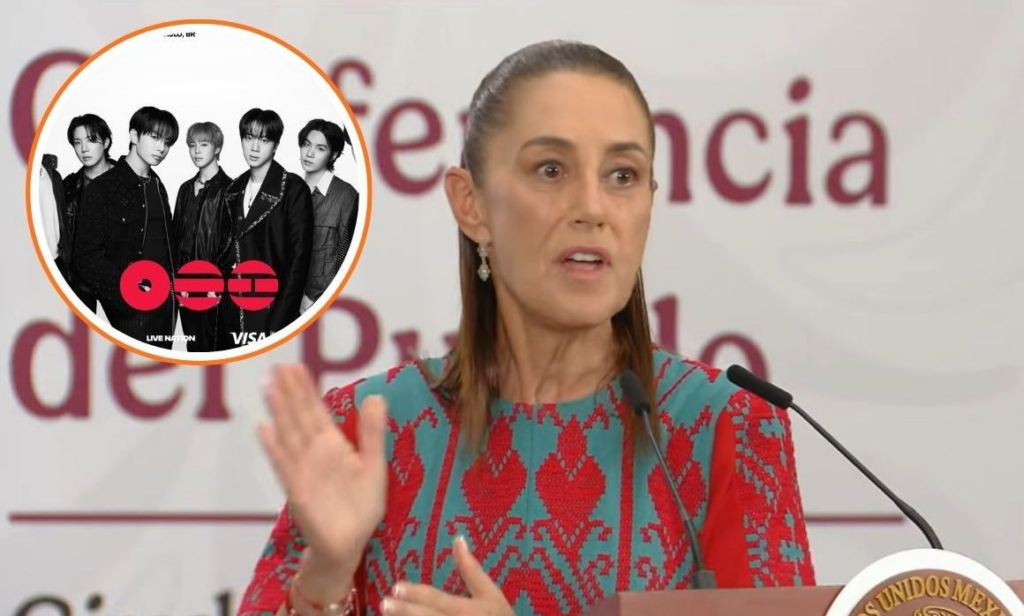 Sheinbaum confirma reunión con BTS en Palacio Nacional y posible saludo desde balcón